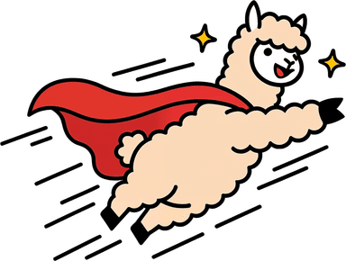 Alphie the alpaca mascot