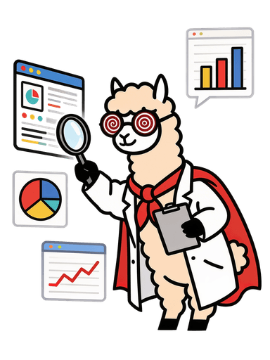 Alphie the alpaca mascot