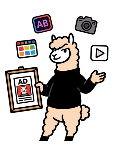 Alphie the alpaca mascot