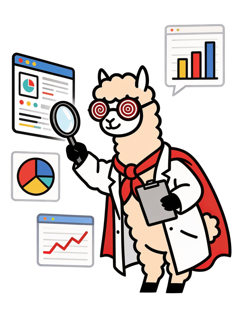 Alphie the alpaca mascot